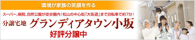 分譲宅地 グランディアタウン小坂 好評分譲中！